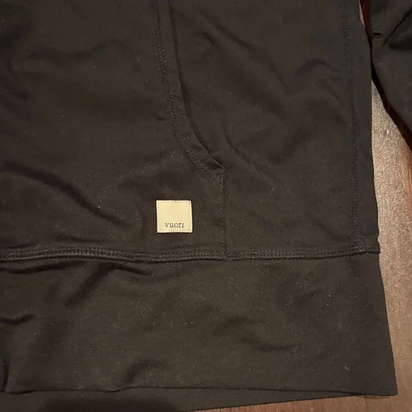 Vuori Black Zip-Up Hoodie - Picture 3 of 3